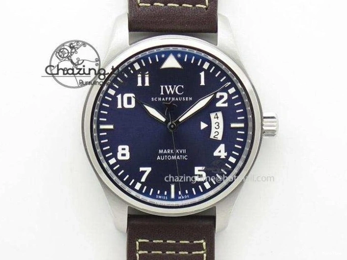 MIROTIME 0107 Mark XVII IW326504 MKS 1:1 Best Edition Black Dial On SS Bracelet MIYOTA 9015 V Durable 7210